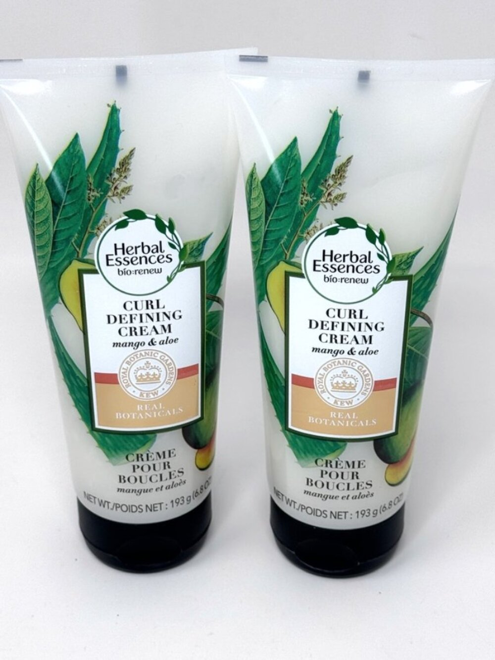 LOT 2 - Herbal Essence Bio Renew Curl Defining Cream Mango and Aloe  6.8 oz  NEW